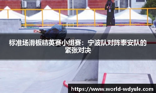 标准场滑板精英赛小组赛：宁波队对阵泰安队的紧张对决